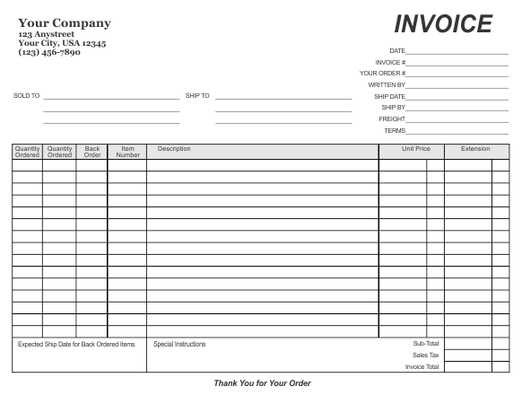 Invoice Template 4