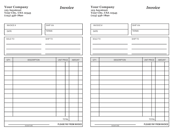 Invoice Template 5